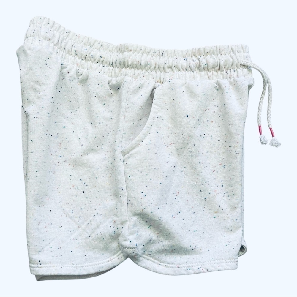 Cat & Jack casual white speckled confetti Girls shorts L (10-12) elastic waist - Picture 8 of 14